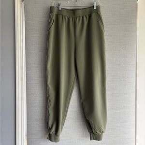 bishop + young Olive Green Track Joggers